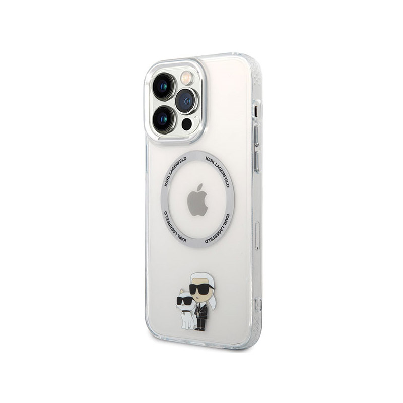 Karl Lagerfeld IML NFT Karl & Choupette MagSafe - Etui iPhone 13 Pro Max (przezroczysty)