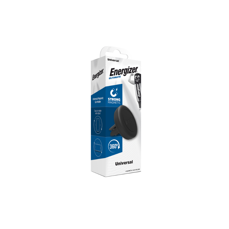 Energizer Ultimate - Magnetyczny uchwyt samochodowy do telefonu (Czarny)