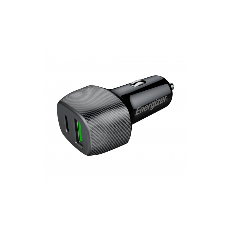 Energizer Ultimate - Ładowarka samochodowa USB-C & USB-A 38W PD + QC3.0 (Czarny)