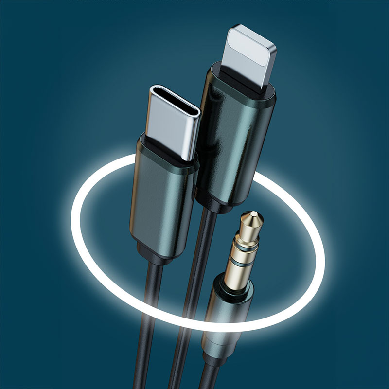 WEKOME YC06 Blackin Series - Słuchawki przewodowe HiFi USB-C (Czarny)