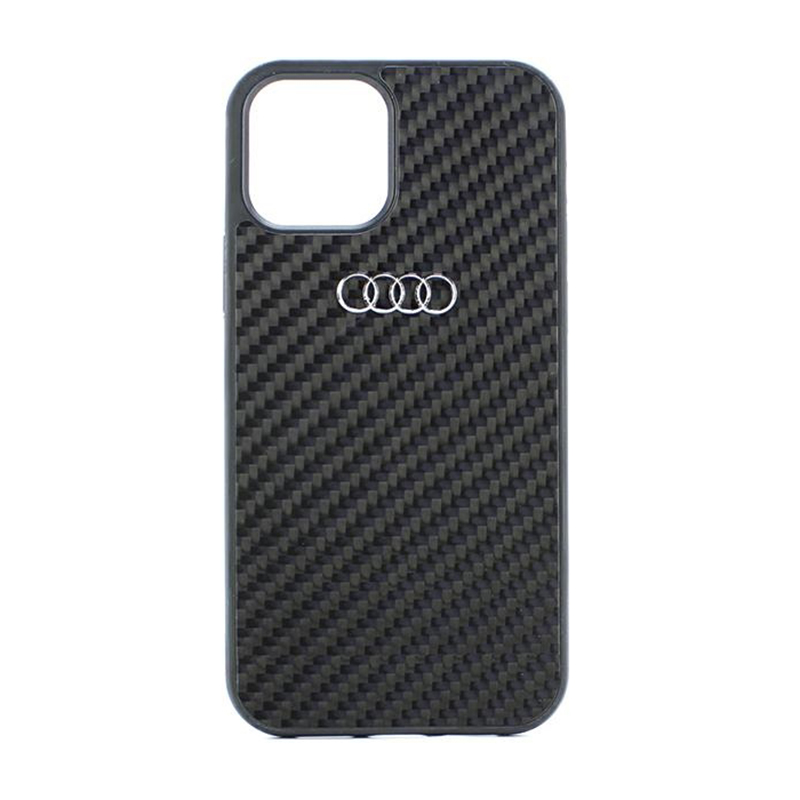 Audi Carbon Fiber - Etui iPhone 12 / iPhone 12 Pro (Czarny)