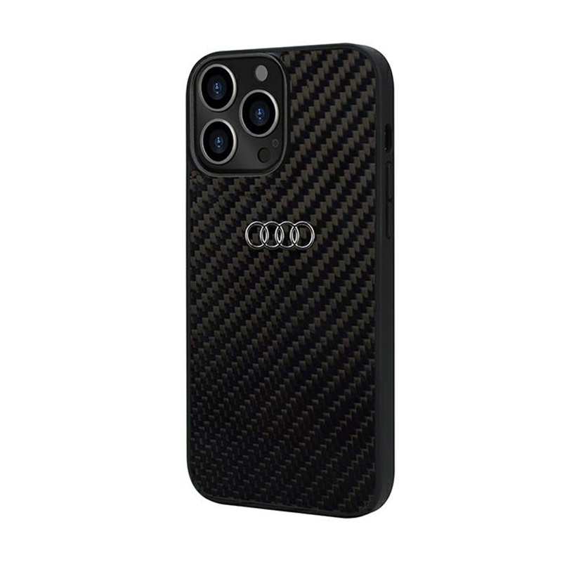 Audi Carbon Fiber - Etui iPhone 13 Pro (Czarny)