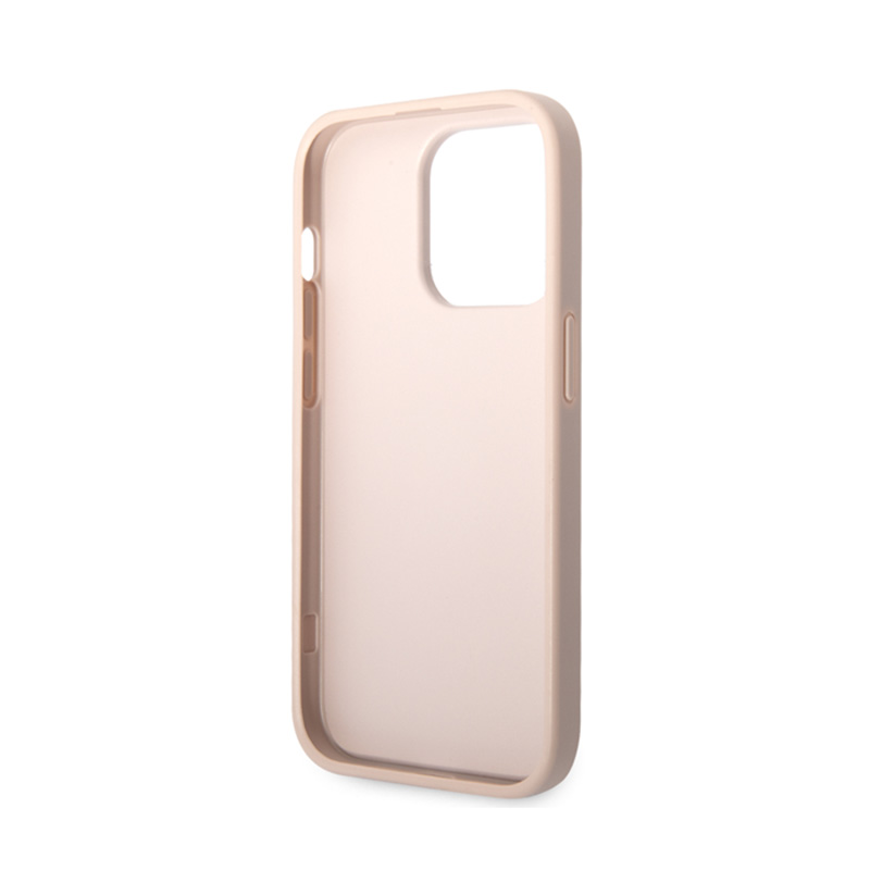 Guess 4G Big Metal Logo - Etui iPhone 15 Pro (różowy)