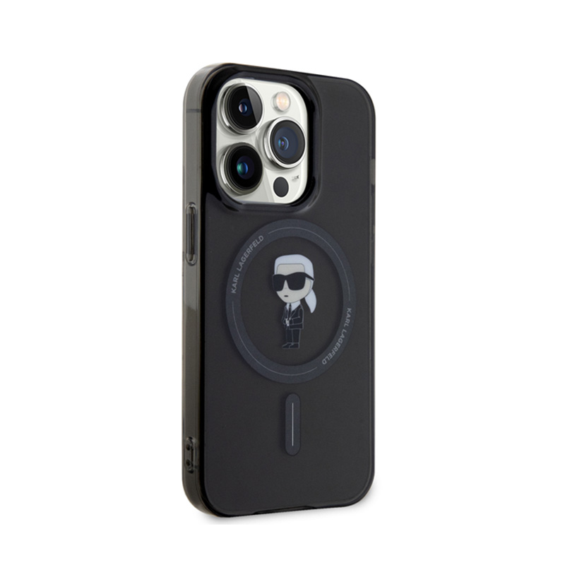 Karl Lagerfeld IML Ikonik MagSafe - Etui iPhone 15 Pro (czarny)