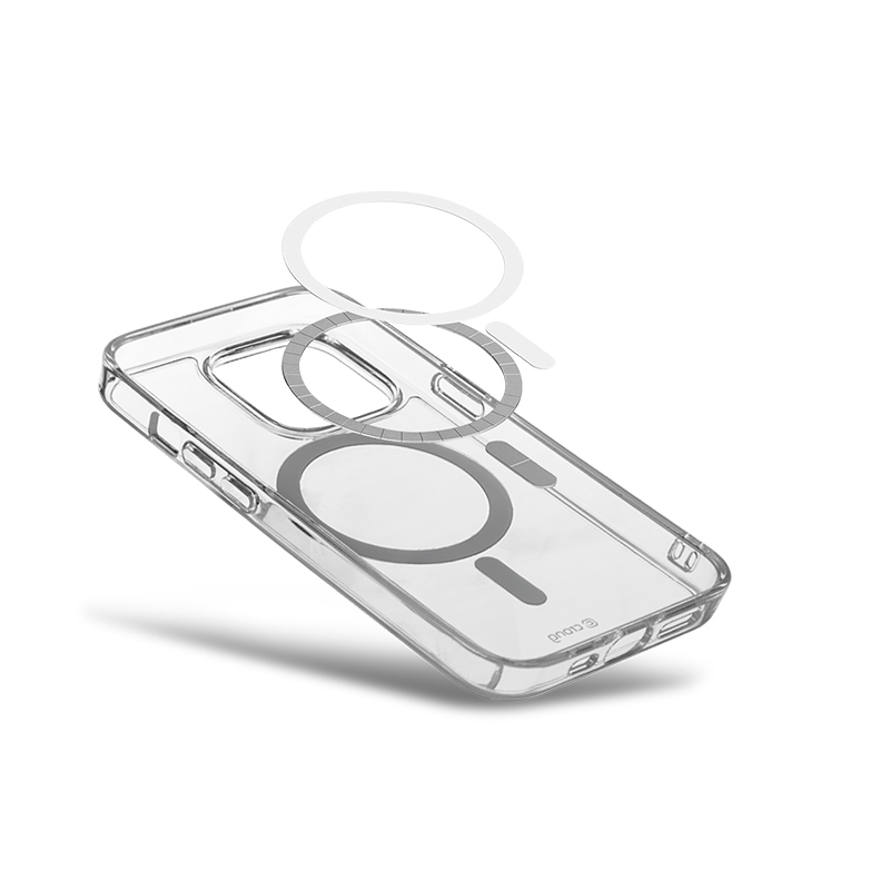 Crong Clear MAG Cover - Etui iPhone 15 Pro MagSafe (przezroczysty)
