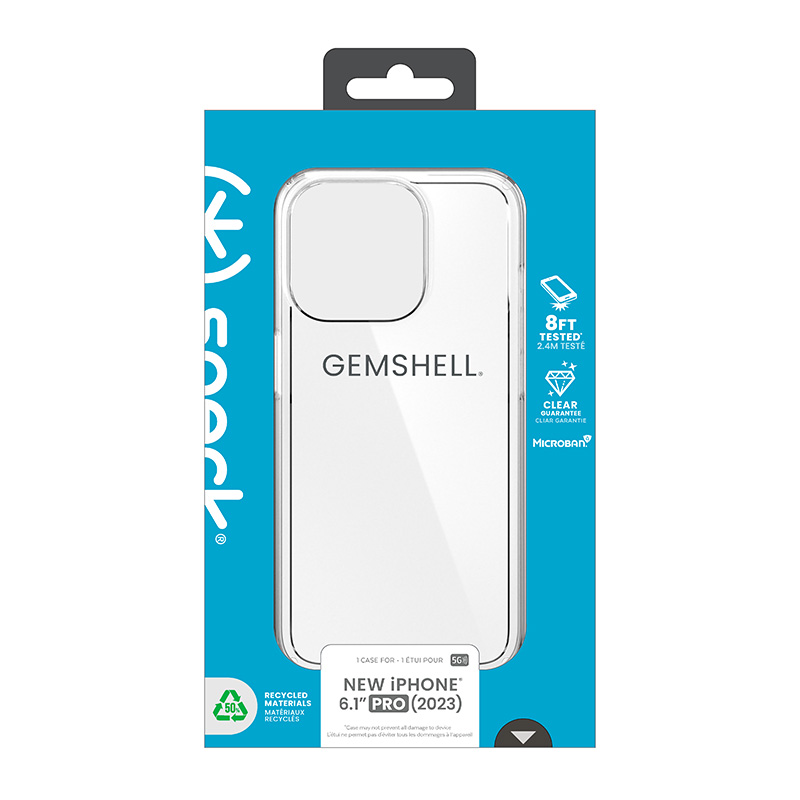 Speck Gemshell - Etui iPhone 15 Pro (Clear)