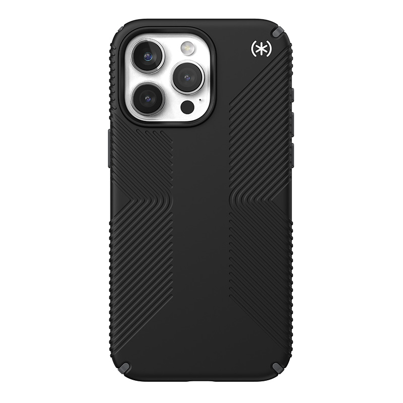 Speck Presidio2 Grip - Etui iPhone 15 Pro Max (Black / Slate Grey / White)