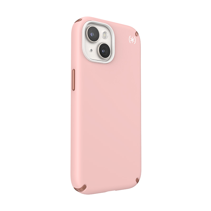 Speck Presidio2 Pro Magsafe - Etui iPhone 15 / iPhone 14 / iPhone 13 (Dahlia Pink / Rose Copper / White)