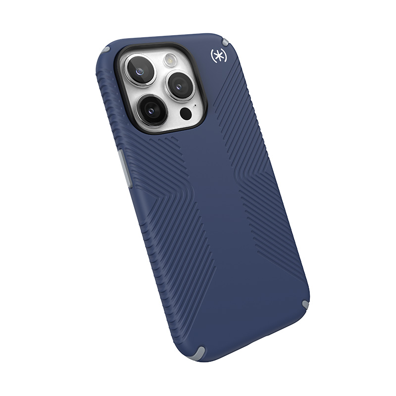 Speck Presidio2 Grip Magsafe - Etui iPhone 15 Pro (Coastal Blue / Dustgrey / White)