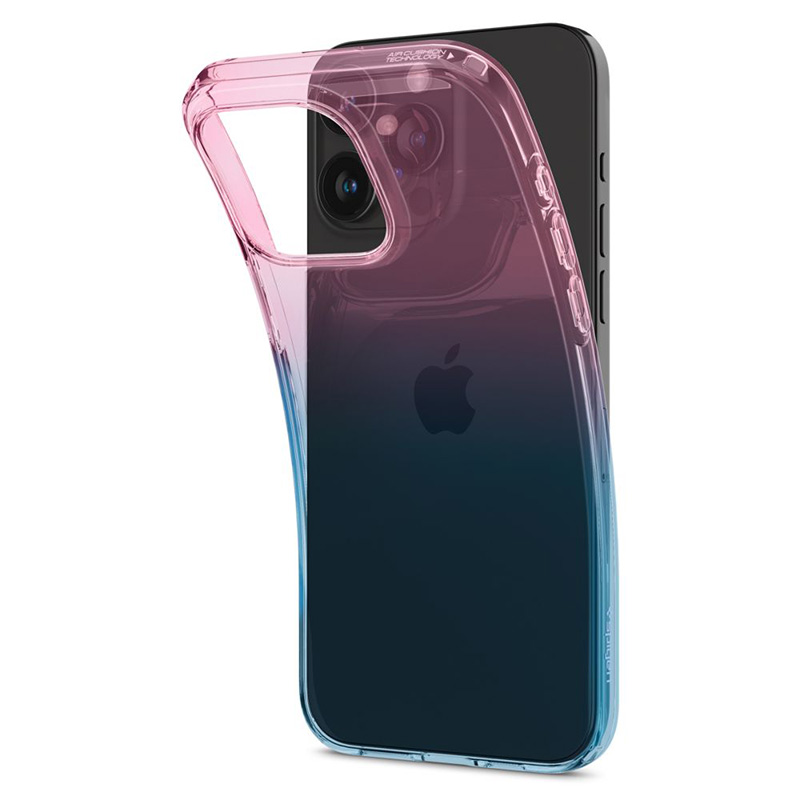 Spigen Liquid Crystal Glitter - Etui do iPhone 15 Pro (Gradation Pink)