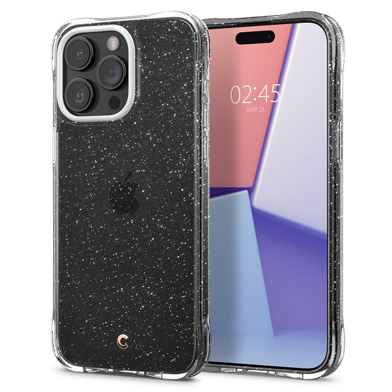 Spigen Cyrill Cecile - Etui do iPhone 15 Pro (Glitter Clear)