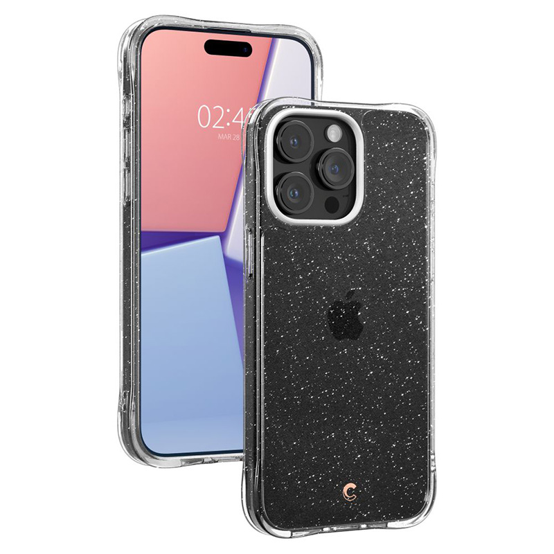 Spigen Cyrill Cecile - Etui do iPhone 15 Pro (Glitter Clear)