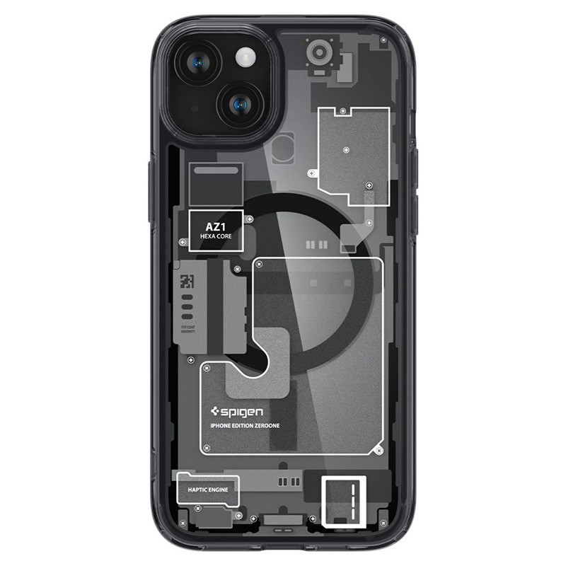 Spigen Ultra Hybrid Mag MagSafe - Etui do iPhone 15 (Zero One)
