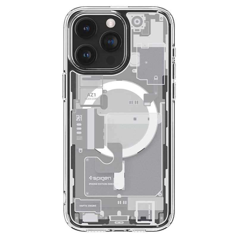 Spigen Ultra Hybrid Mag MagSafe - Etui do iPhone 15 Pro Max (Zero One White)