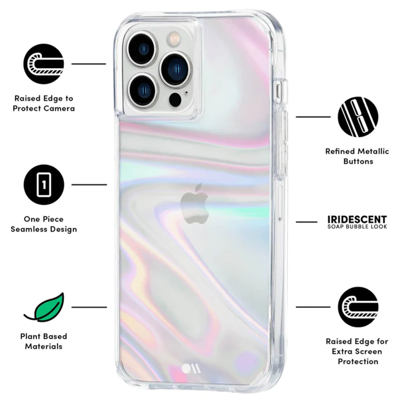 Case-Mate Soap Bubble - Etui iPhone 13 Pro Max (Iridescent)