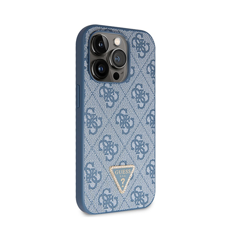 Guess Crossbody 4G Metal Logo - Etui iPhone 14 Pro Max (niebieski)