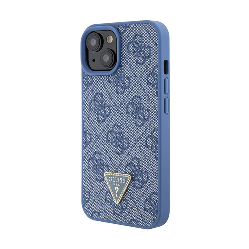 Guess Crossbody 4G Metal Logo - Etui iPhone 15 (niebieski)