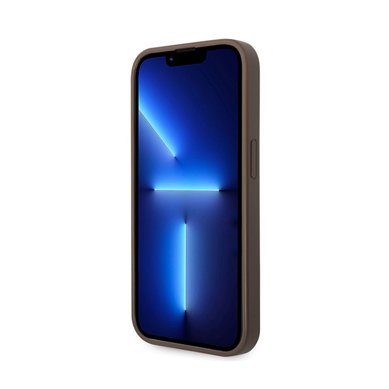Guess 4G Big Metal Logo - Etui iPhone 15 Pro Max (brązowy)