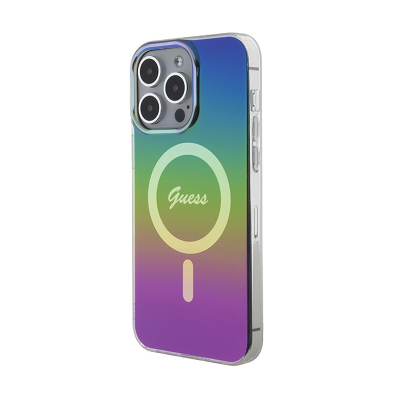 Guess IML Iridescent MagSafe - Etui iPhone 15 Pro Max (kolorowy)