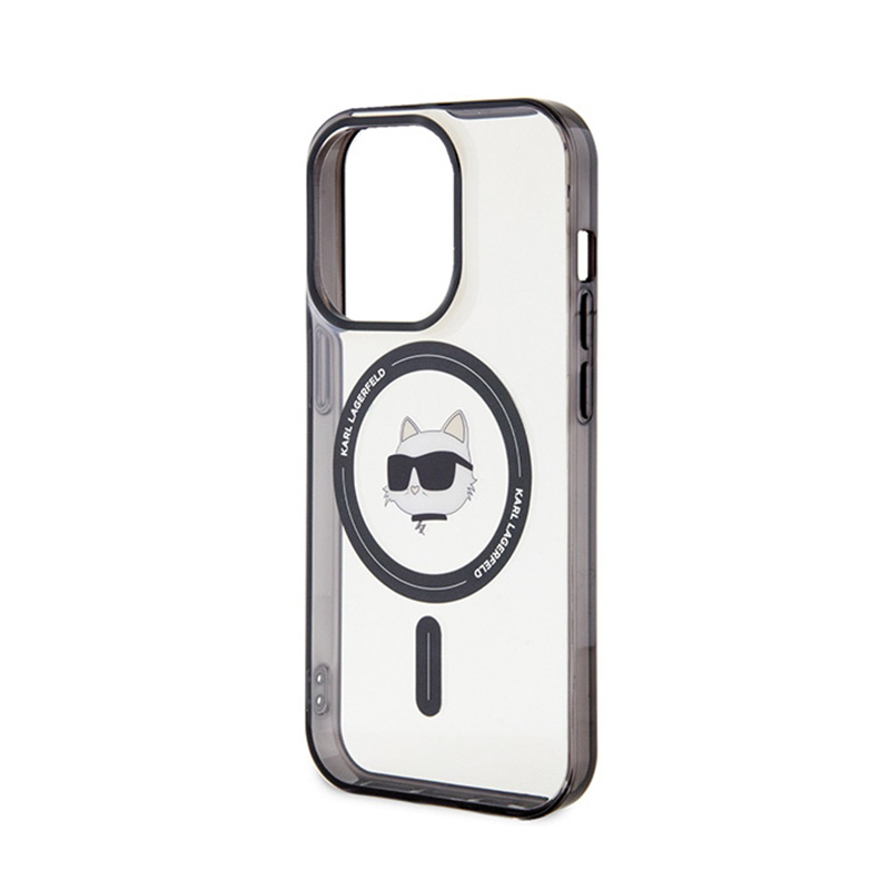 Karl Lagerfeld IML Choupette Head MagSafe - Etui iPhone 15 Pro Max (przezroczysty)