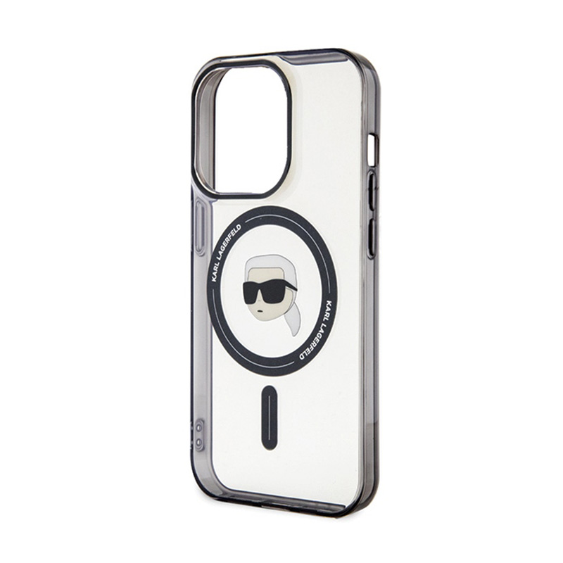 Karl Lagerfeld IML Karl Head MagSafe - Etui iPhone 15 Pro Max (przezroczysty)