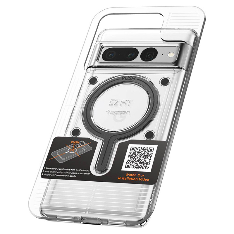 Spigen OneTap Ring Magnetic MagSafe Plate - Uniwersalny pierścień magnetyczny na etui / smartfona (Carbon)