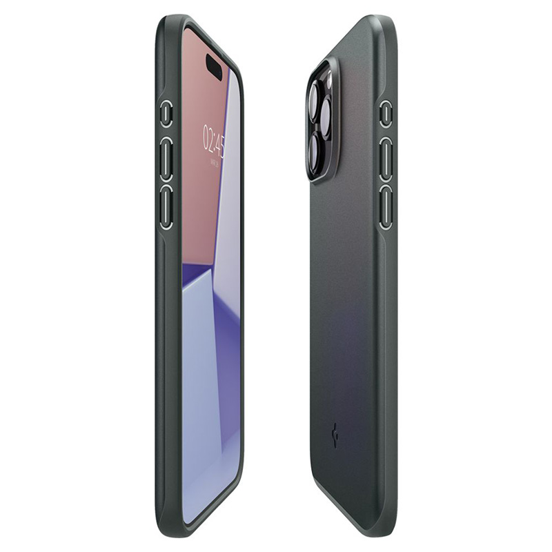 Spigen Thin Fit - Etui do iPhone 15 Pro Max (Abyss Green)