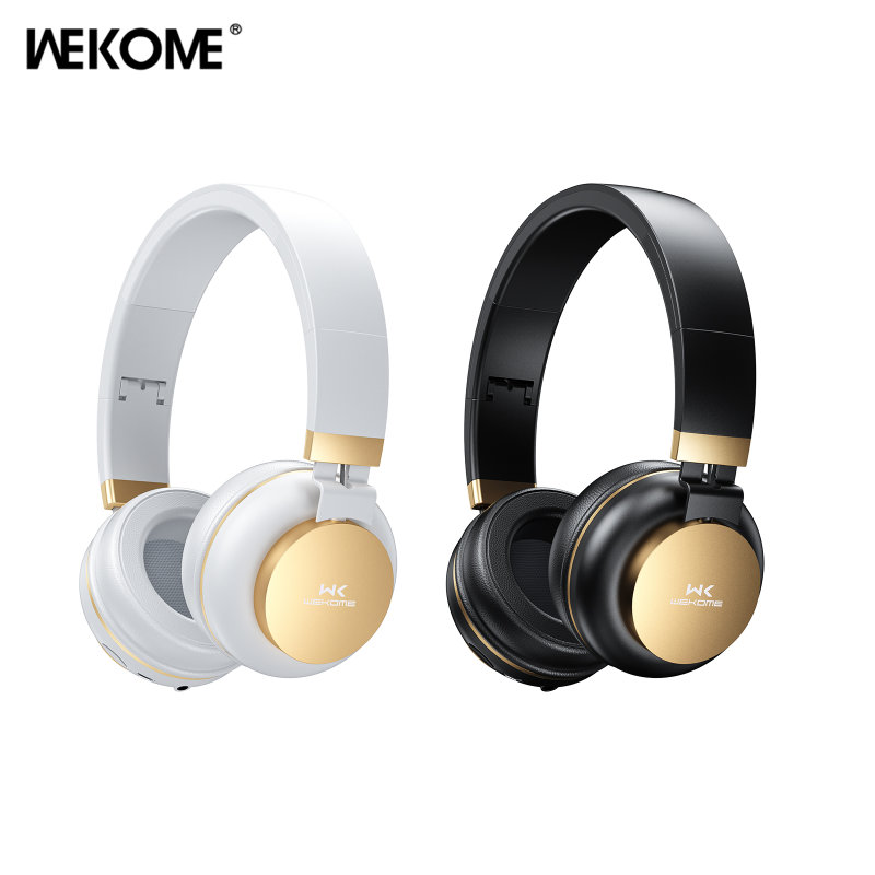 WEKOME M10 SHQ Series - Bezprzewodowe słuchawki nauszne Bluetooth V5.0 (Biały)