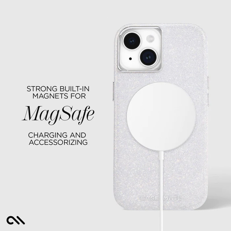 Case-Mate Shimmer MagSafe - Etui iPhone 15 / iPhone 14 / iPhone 13 (Iridescent)