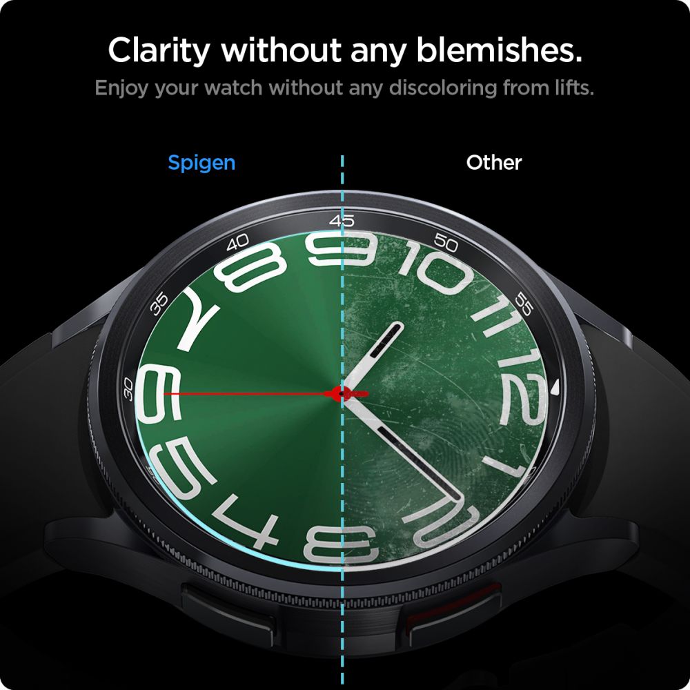 Spigen GLAS.TR EZ FIT 2-Pack - Szkło hartowane do Samsung Galaxy Watch 6 Classic 47 mm (2 szt)
