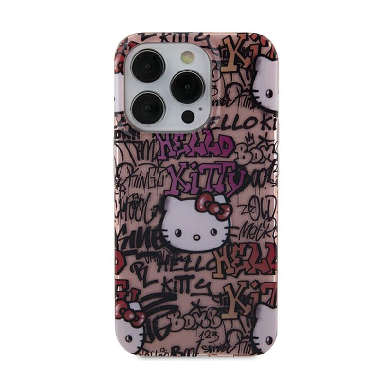 Hello Kitty IML Tags Graffiti - Etui iPhone 11 (różowy)