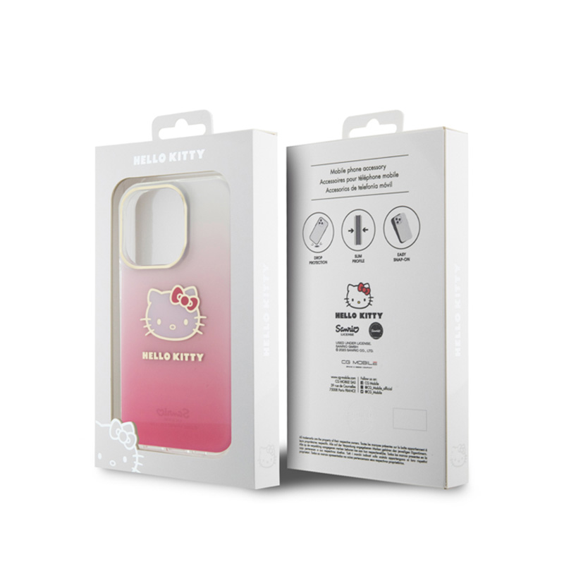 Hello Kitty IML Gradient Electrop Kitty Head - Etui iPhone 14 Pro Max (różowy)