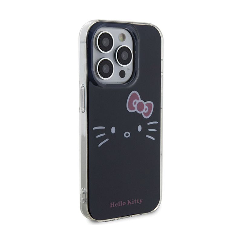 Hello Kitty IML Kitty Face - Etui iPhone 15 Pro Max (czarny)