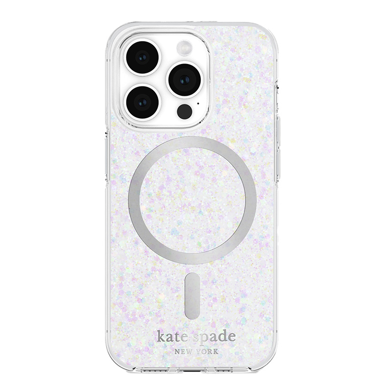 Kate Spade New York Protective MagSafe - Etui iPhone 15 Pro (Chunky Glitter)
