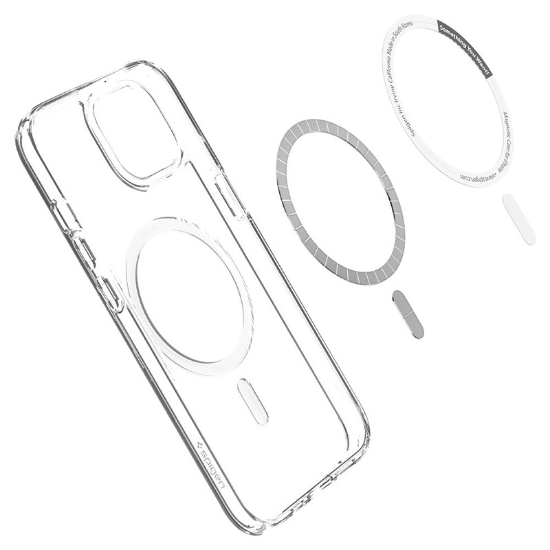 Spigen Ultra Hybrid Mag MagSafe - Etui do iPhone 13 (Biały)
