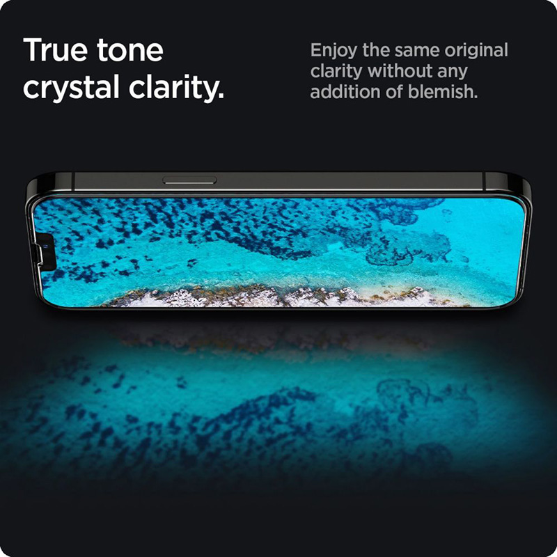 Spigen Glas.TR Slim - Szkło hartowane z filtrem prywatyzującym do iPhone 14 / iPhone 13 Pro / iPhone 13