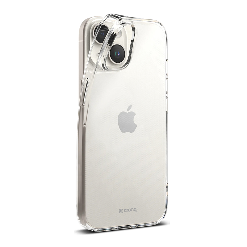 Crong Crystal Slim Cover - Etui iPhone 15 Plus (przezroczysty)