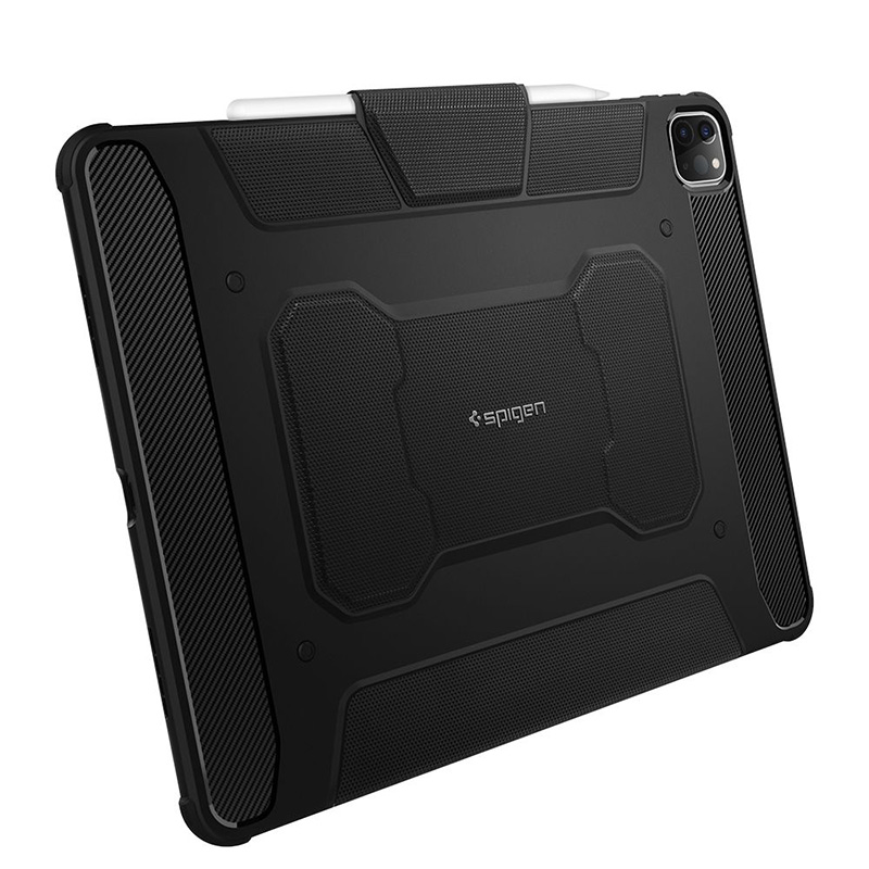 Spigen Rugged Armor Pro - Etui do iPad Pro 12.9” (2022-2021) (Czarny)