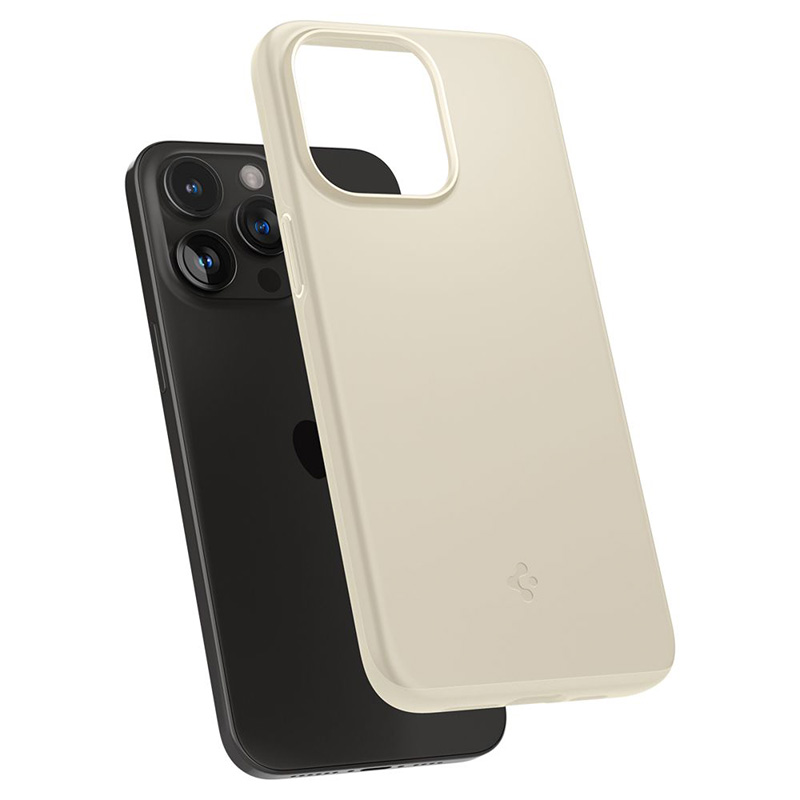 Spigen Thin Fit - Etui do iPhone 15 Pro Max (Beżowy)