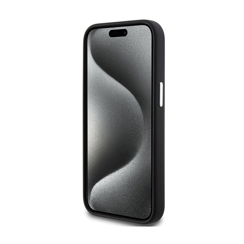 BMW Signature Liquid Silicone MagSafe - Etui iPhone 15 (czarny)