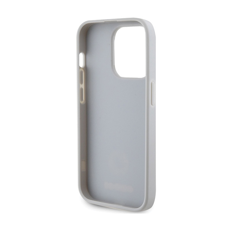 Guess 4G Strass Metal Logo - Etui iPhone 15 Pro (srebrny)