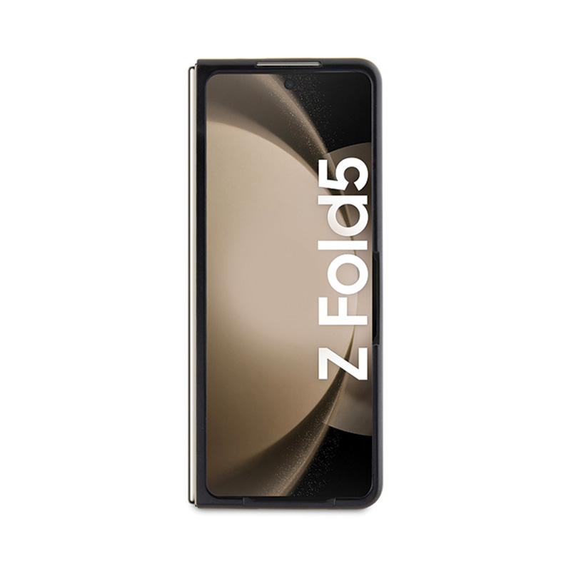 Karl Lagerfeld NFT Saffiano Monogram Ikonik Pin - Etui Samsung Galaxy Z Fold 5 (czarny)