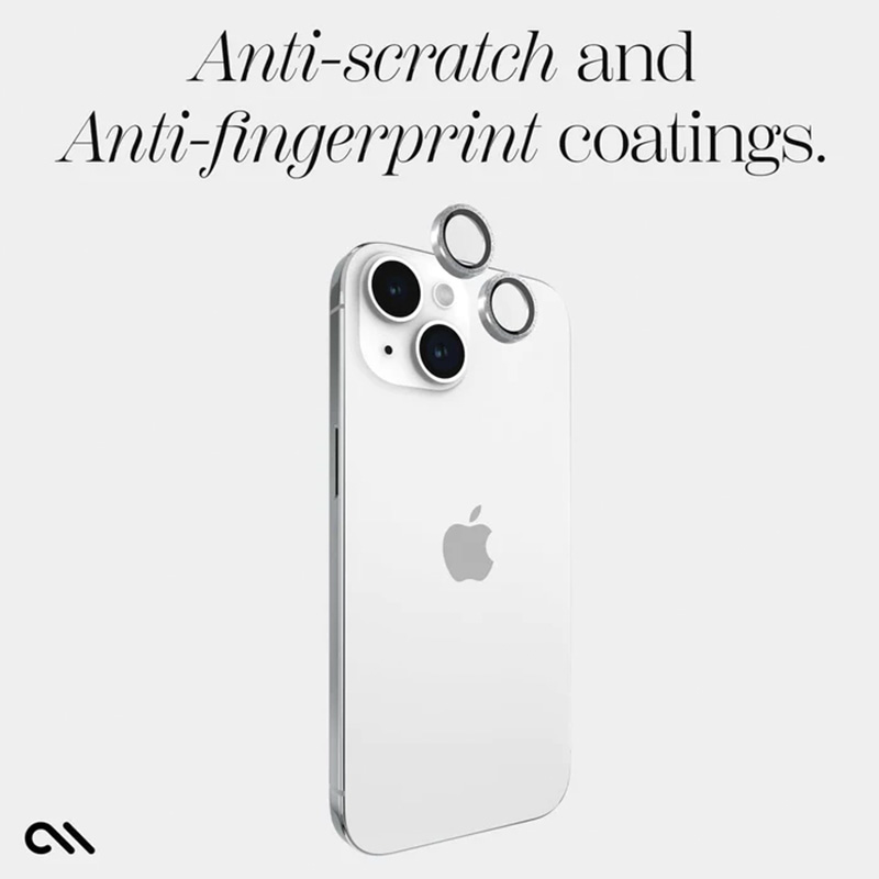 Case-Mate Aluminum Ring Lens Protector - Szkło ochronne na obiektyw aparatu iPhone 15 / iPhone 15 Plus (Twinkle)