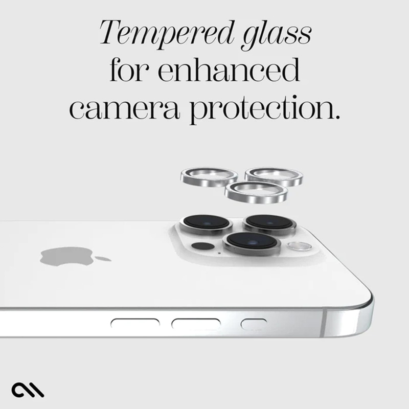 Case-Mate Aluminum Ring Lens Protector - Szkło ochronne na obiektyw aparatu iPhone 15 Pro / iPhone 15 Pro Max (Twinkle)