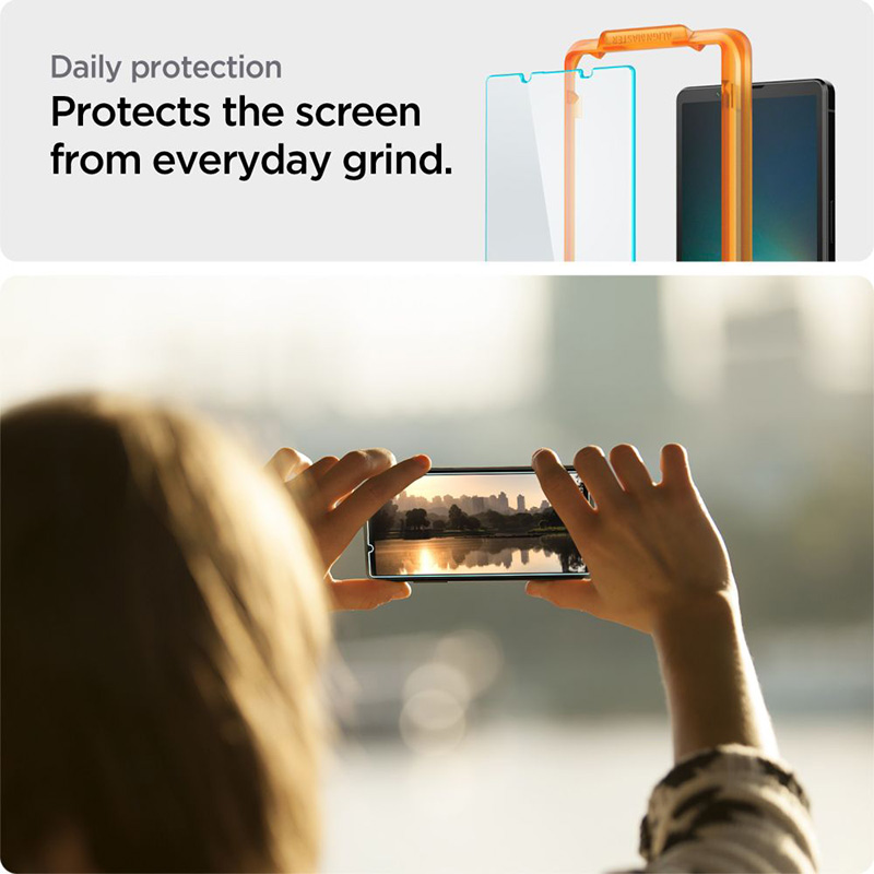 Spigen Alm Glas.TR 2-Pack - Szkło hartowane do Sony Xperia 5 V (Clear)