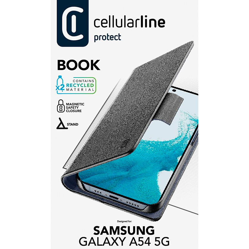 Cellularline Book Case - Etui Samsung Galaxy A54 5G (czarny)