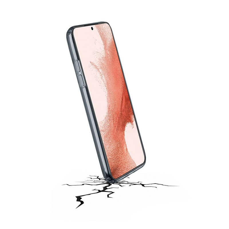 Cellularline Clear Strong - Etui Samsung Galaxy S23+ z ochroną antybakteryjną (przezroczysty)