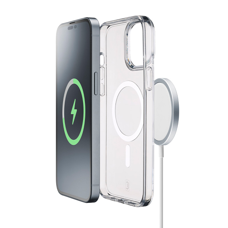 Cellularline Gloss Mag - Etui iPhone 15 Pro Max MagSafe (przezroczysty)