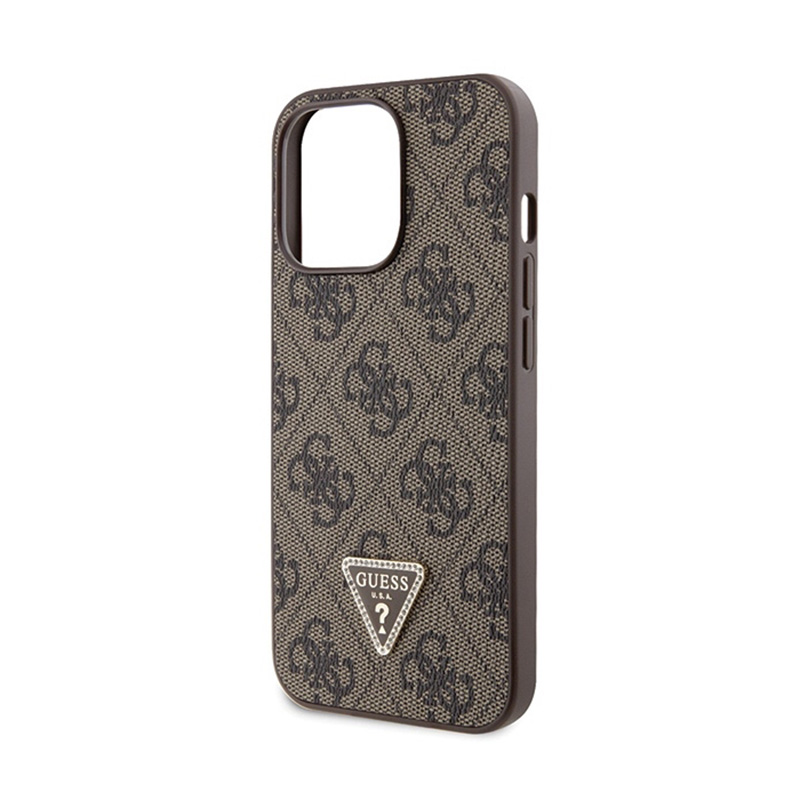 Guess Crossbody 4G Metal Logo - Etui iPhone 13 Pro (brązowy)