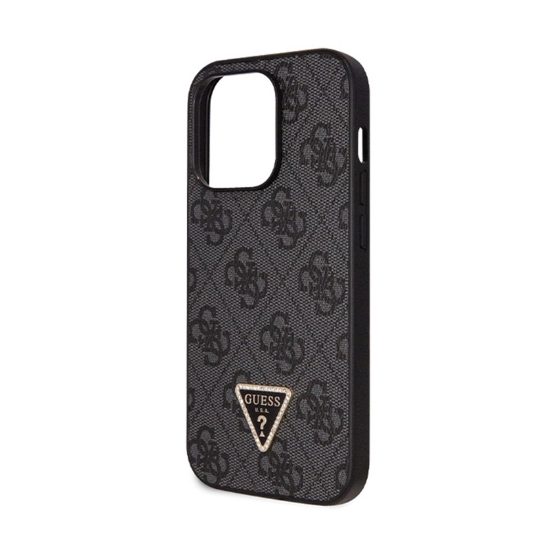 Guess Crossbody 4G Metal Logo - Etui iPhone 14 Pro (czarny)